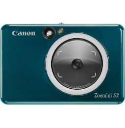 Appareil photo couleur instantané Canon Zoemini S2, Turquoise (4519C008AB)