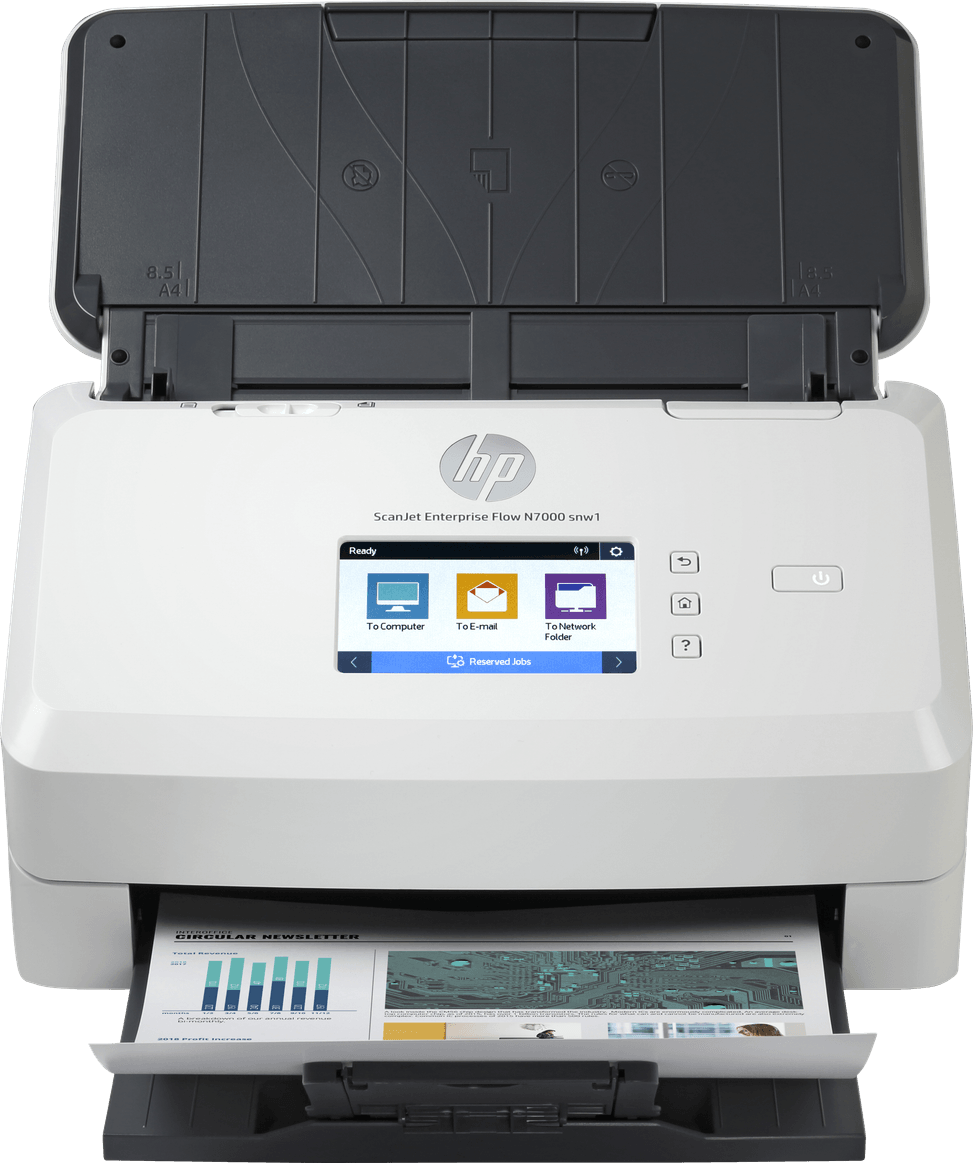 ماسح ضوئي HP ScanJet Enterprise Flow N7000 snw1 (6FW10A) — صورة 1