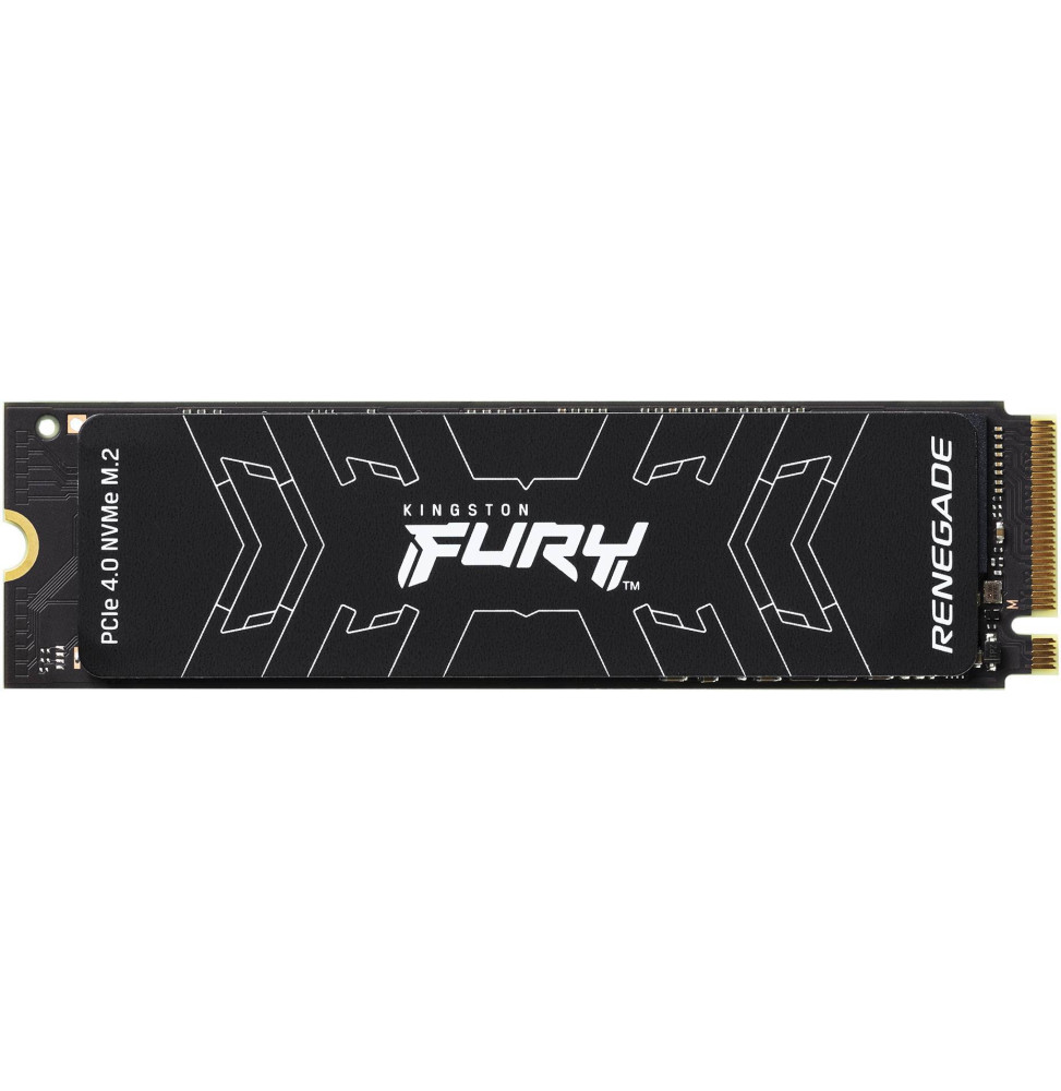 Disque Dur interne SSD Kingston FURY Renegade Heat spreader M.2 2280 PCIe Gen4 x4 NVMe 1 To (SFYRS/1000G)