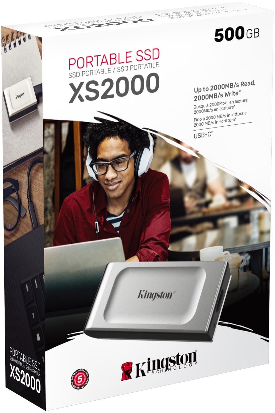 Disque Dur portable SSD Kingston XS2000 - 500 Go, 1 To — image 3