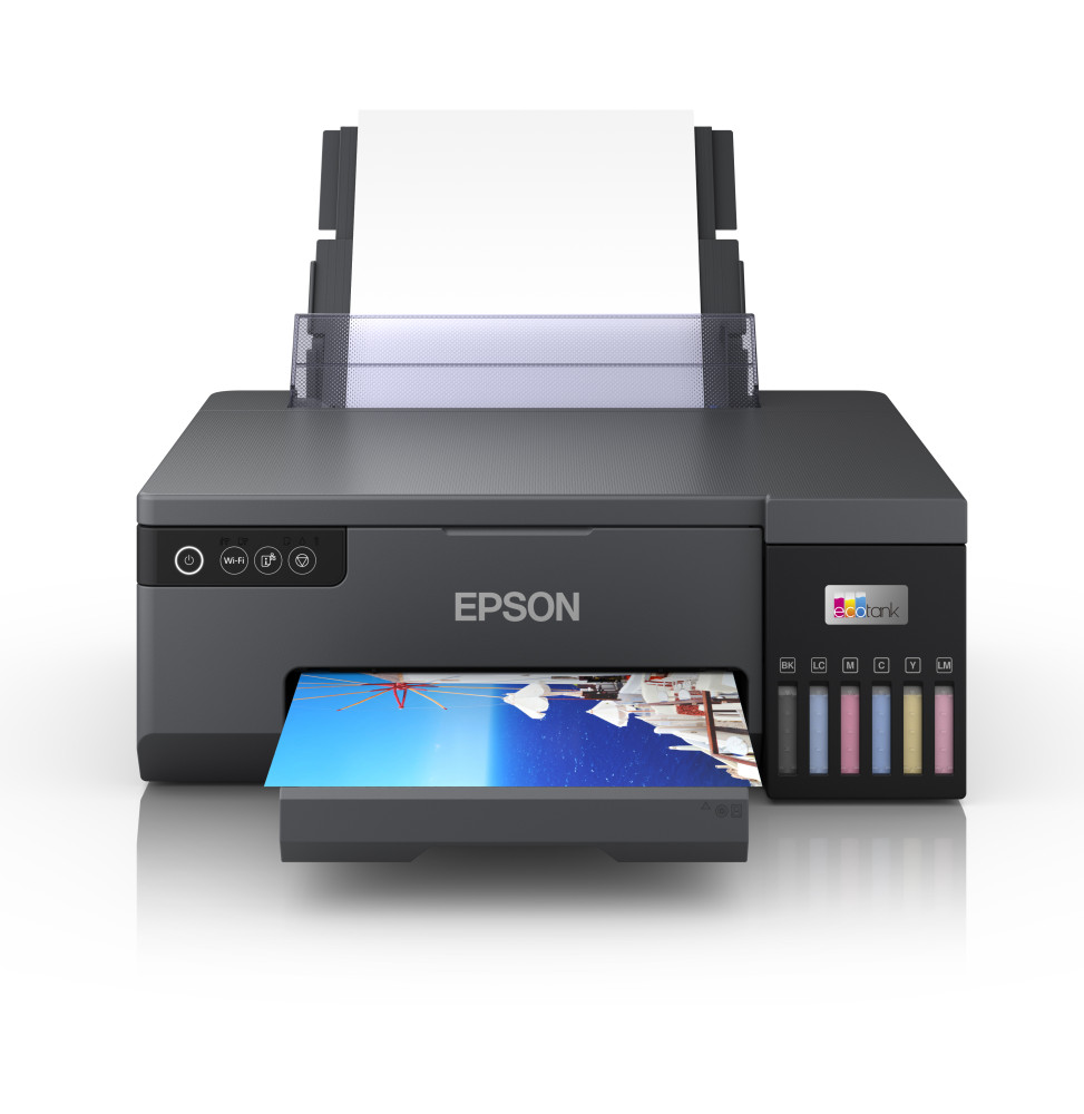 Epson EcoTank L8050 Imprimante Photo ( +impression sur cartes PVC) (C11CK37403)