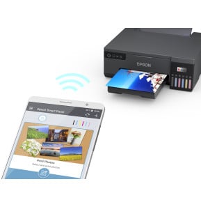 Epson EcoTank L8050 Imprimante Photo ( +impression sur cartes PVC) (C11CK37403)