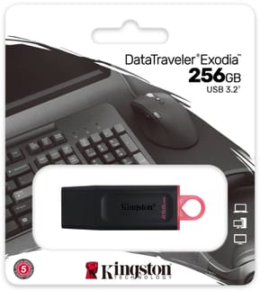Clé USB Kingston DataTraveler Exodia USB Type-A 3.2 Gen1 - 256 Go (DTX/256GB) — image 3