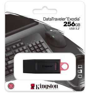 Clé USB Kingston DataTraveler Exodia USB Type-A 3.2 Gen1 - 256 Go (DTX/256GB)