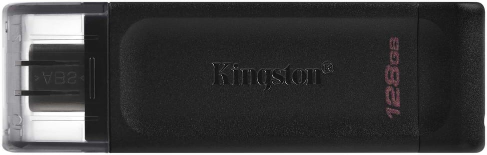 قرص USB Kingston DataTraveler 70 USB-C 3.2 Gen1 - 128 GB (DT70/128GB) — صورة 1