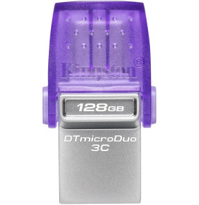Clé USB Kingston DataTraveler microDuo 3C USB Type-A / Type-C 3.2 - 128 Go (DTDUO3CG3/128GB)