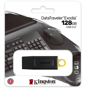 Clé USB Kingston DataTraveler Exodia USB Type-A 3.2 Gen 1 (3.1 Gen 1) 128 Go (DTX/128GB)