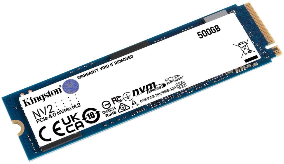 Kingston NV2 M.2 2280 PCIe Gen4 x4 NVMe 500 GB Internal SSD (SNV2S/500G) — image 2