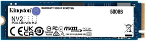Disque interne SSD Kingston NV2 M.2 2280 PCIe Gen4 x4 NVMe 500 Go (SNV2S/500G)