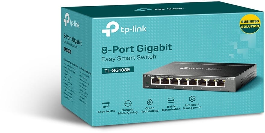 Switch de bureau TP-Link TL-SG108E 8 Ports Gigabit — image 6