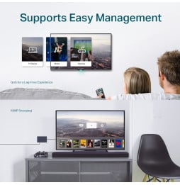 Switch de bureau TP-Link TL-SG108E 8 Ports Gigabit