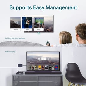 Switch de bureau TP-Link TL-SG108E 8 Ports Gigabit — image 3