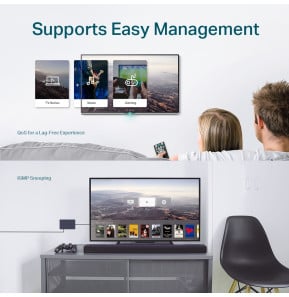 Switch de bureau TP-Link TL-SG108E 8 Ports Gigabit