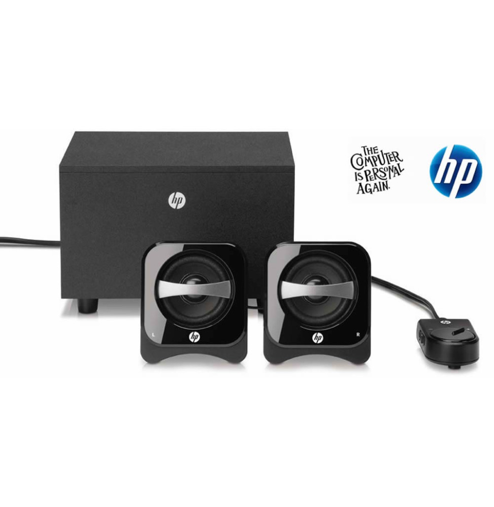 Système de haut-parleurs compacts HP 2.1 (BR386AA)