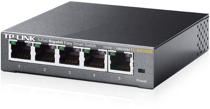 جهاز Switch مكتبي TP-Link TL-SG105E Easy Smart 5 منافذ Gigabit — صورة 3