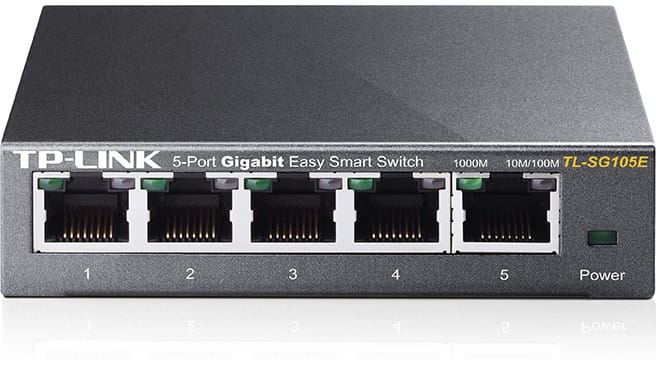 جهاز Switch مكتبي TP-Link TL-SG105E Easy Smart 5 منافذ Gigabit — صورة 1
