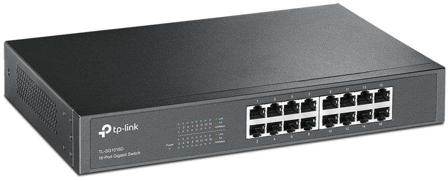 Switch rackable/de bureau TP-Link TL-SG1016D 16 ports Gigabit — image 2