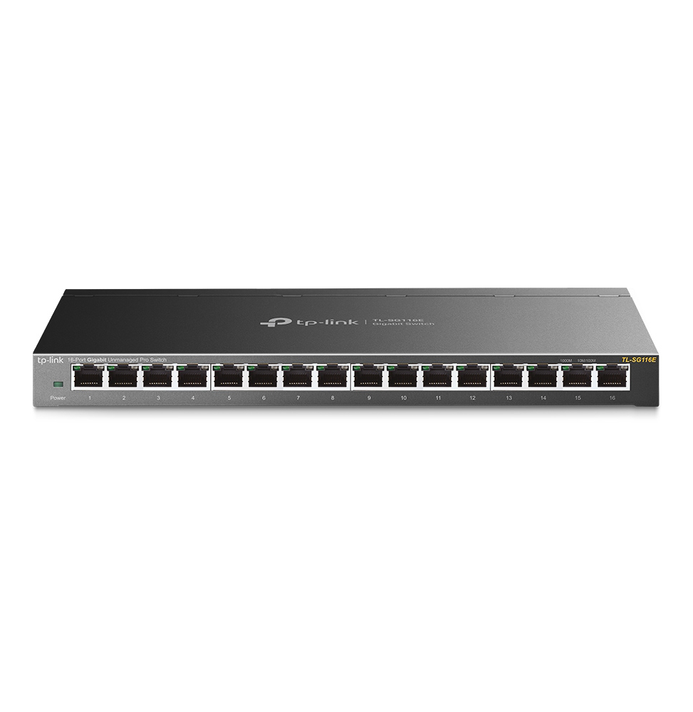 Switch de bureau TP-Link TL-SG116E Non administrable Pro 16 ports Gigabit