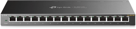 Switch de bureau TP-Link TL-SG116E Non administrable Pro 16 ports Gigabit