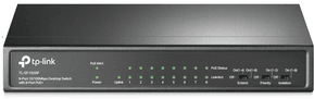 Switch de bureau TP-Link TL-SF1009P 9 ports 10/100 Mbps avec PoE + 8 ports