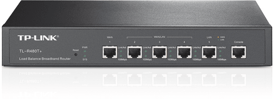 Routeur Multi-WAN Tplink haut débit à répartition de charge (TL-R480T+)