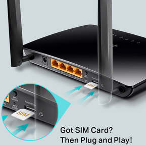 Modem/Routeur TP-Link TL-MR6400 4G LTE WiFi N 300 Mbps — image 4