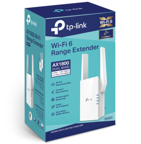 Répéteur WiFi 6 TP-Link AX1800 574Mbps (RE605X)