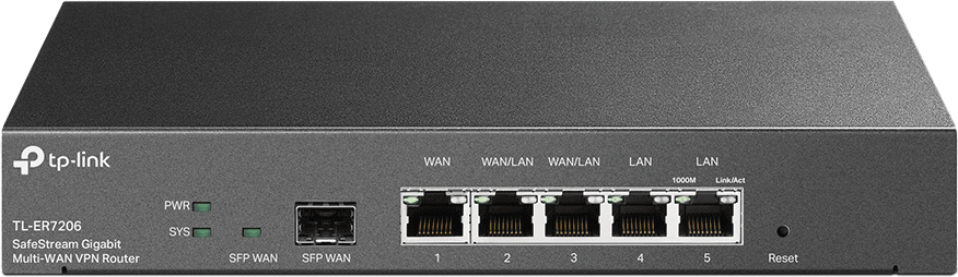 TP-Link SafeStream Gigabit Multi-WAN VPN Router (ER7206) — image 1