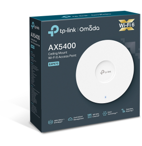 Point d'accès WiFi 6 TP-Link AX5400 bi-bande plafonnier (EAP670)