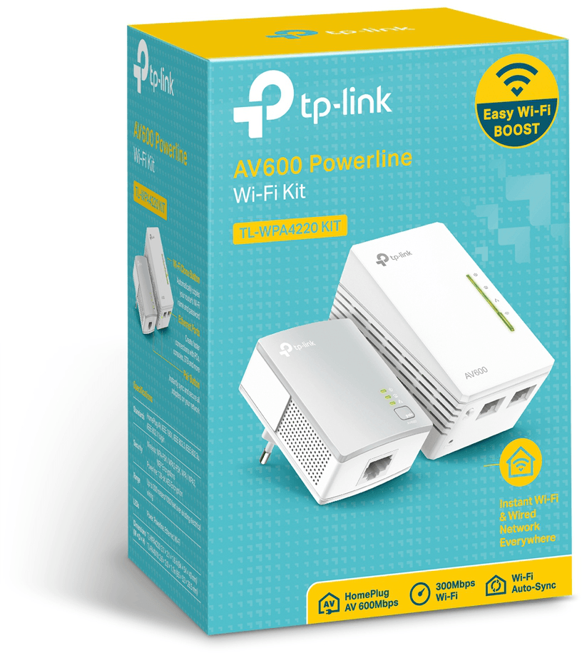 Pack de 2 CPL WiFi TP-link AV600 + WiFi N 300 Mbps (TL-WPA4220KIT) — image 8