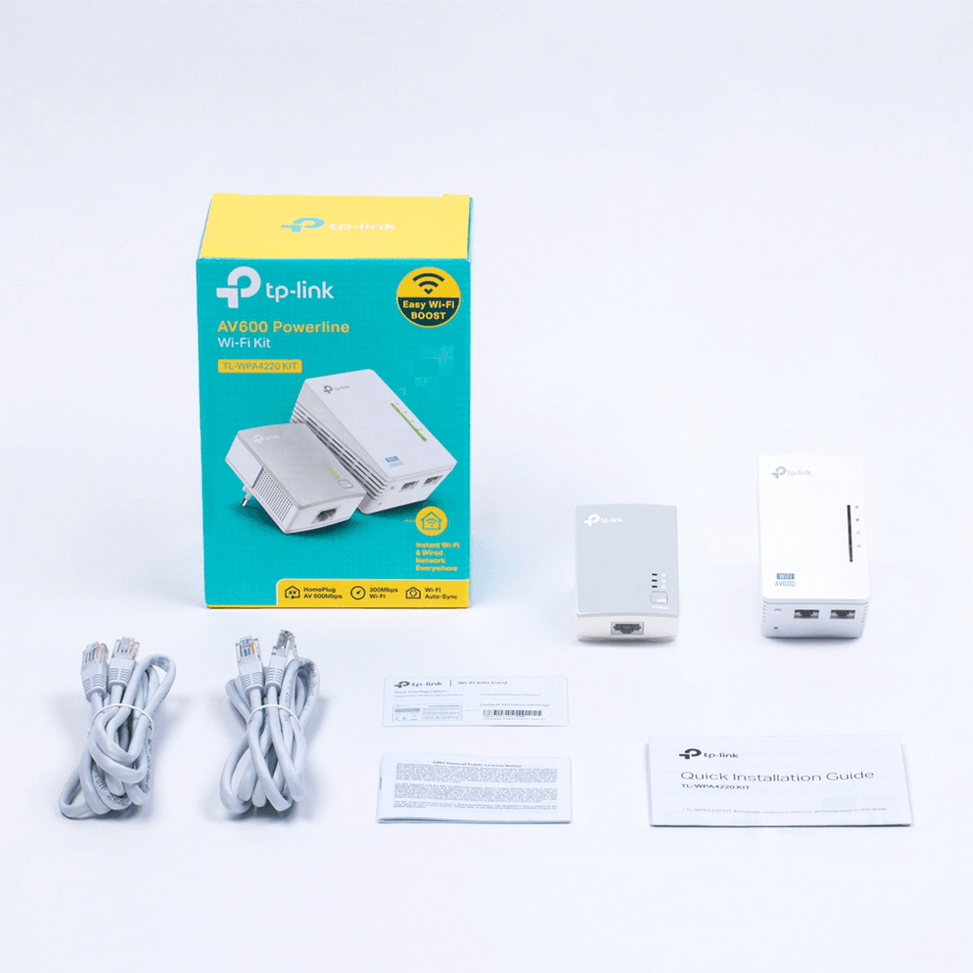 Pack de 2 CPL WiFi TP-link AV600 + WiFi N 300 Mbps (TL-WPA4220KIT) — image 9
