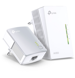 Pack de 2 CPL WiFi TP-link AV600 + WiFi N 300 Mbps (TL-WPA4220KIT)