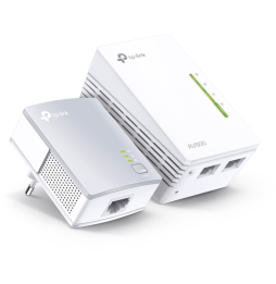 Pack de 2 CPL WiFi TP-link AV600 + WiFi N 300 Mbps (TL-WPA4220KIT)