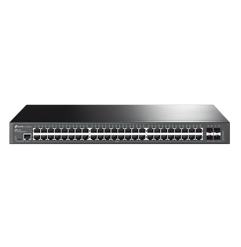 Switch TP-Link TL-SG3452X JetStream 48-Port Gigabit L2+ Managed Switch with 4 10GE SFP+ Slots 