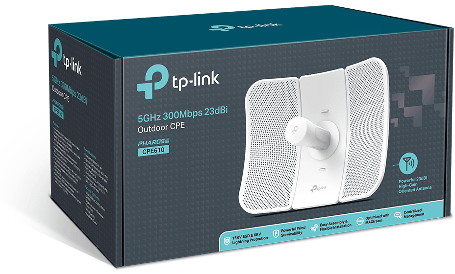 CPE Outdoor TP-Link CPE610 300 Mbps 5 GHz 23 dBi  — image 4