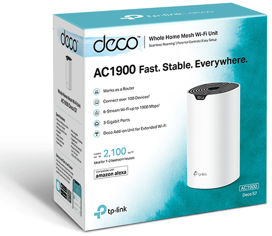 Système Mesh WiFi 5 TP-Link Deco S7 AC1900 pour toute la maison 1 pack (DECOS7_1-PACK) — image 6