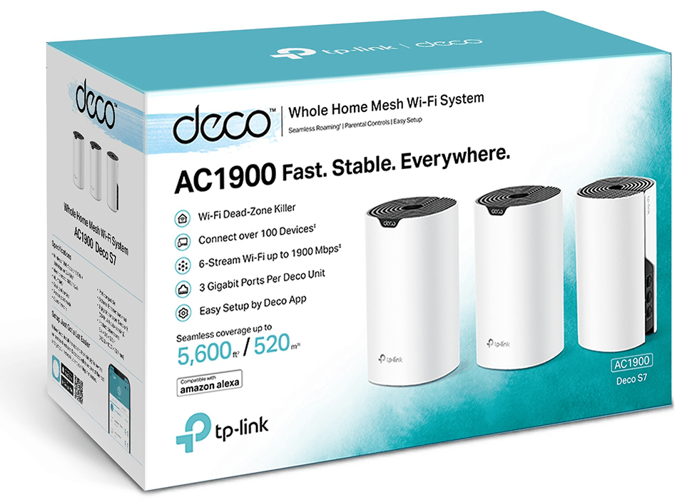 Système Mesh WiFi 5 TP-Link Deco S7 AC1900 pour toute la maison (DECOS7_3-PACK) — image 6