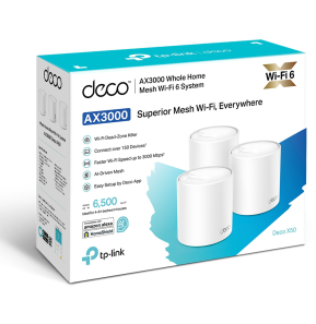 Système Mesh WiFi 6 TP-Link Deco X50 AX3000 pour toute la maison 3 packs (DECOX50_3-PACK)