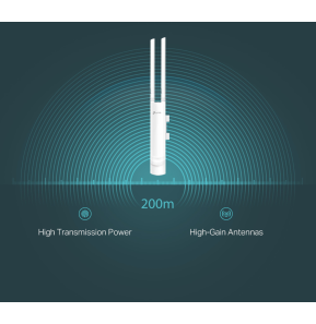 Point d'accès TP-Link EAP110-OUTDOOR WiFi N 300 Mbps Extérieur (IP65) 