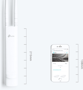 Point d'accès WiFi 4 TP-Link EAP110-OUTDOOR WiFi N 300 Mbps Extérieur (IP65) — image 4