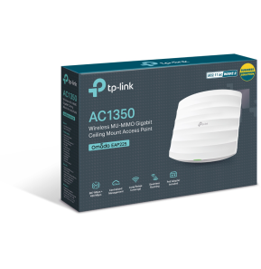 Point d'accès WiFi Mesh bi-bande TP-Link AC1350 PoE Gigabit - Plafonnier (EAP225)