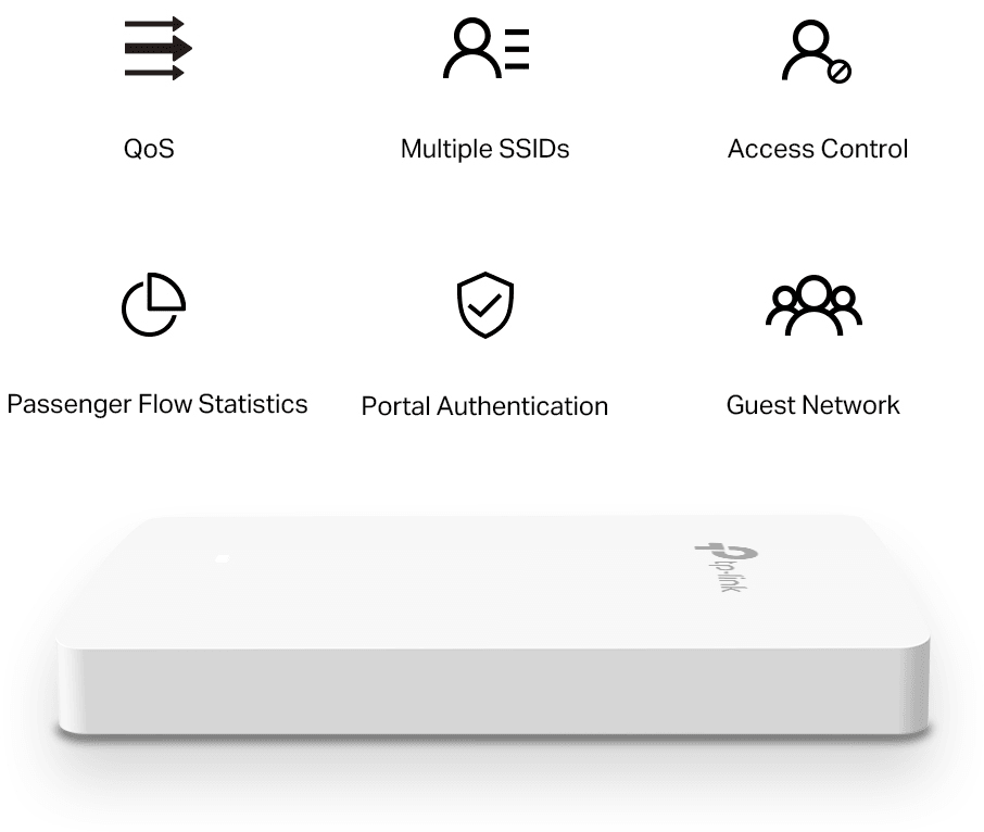 Point d'accès WiFi 5 TP-Link AC1200 mural Omada MU-MIMO Gigabit (EAP235-WALL) — image 5