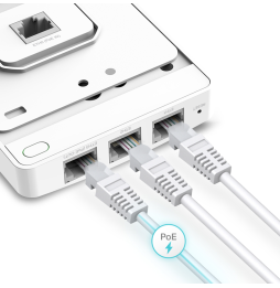 Point d'accès WiFi TP-Link AC1200 mural Omada MU-MIMO Gigabit (EAP235-WALL)