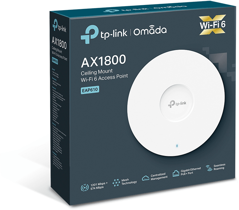 نقطة وصول سقفية TP-Link AX1800 WiFi 6 ثنائية النطاق (EAP610) — صورة 11