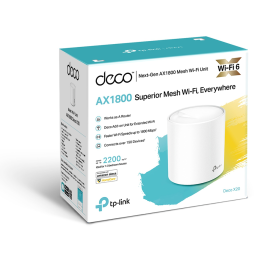 Système WiFi 6 TP-Link Deco X20 mesh AX1800 Whole-Home 1 pack (DECOX20_1-PACK)