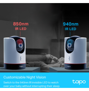 Caméra de sécurité TP-Link TAPO C225 AI panoramique et inclinable 2K WiFi