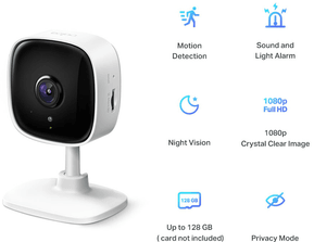 Caméra de vidéosurveillance TP-Link Tapo C100 WiFi Indoor 2MP — image 4