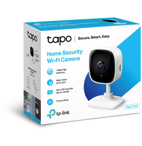 TP-LINK - Caméra de sécurité Tapo C100 WiFi Indoor 2MP