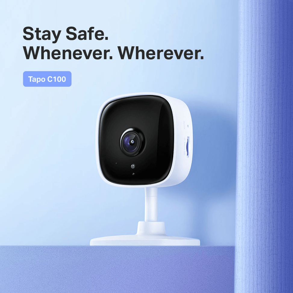 كاميرا مراقبة TP-Link Tapo C100 WiFi داخلية 2MP — صورة 3