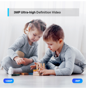 Caméra de vidéosurveillance TP-Link Tapo C210 WiFi panoramique et inclinable Indoor 2K 3MP